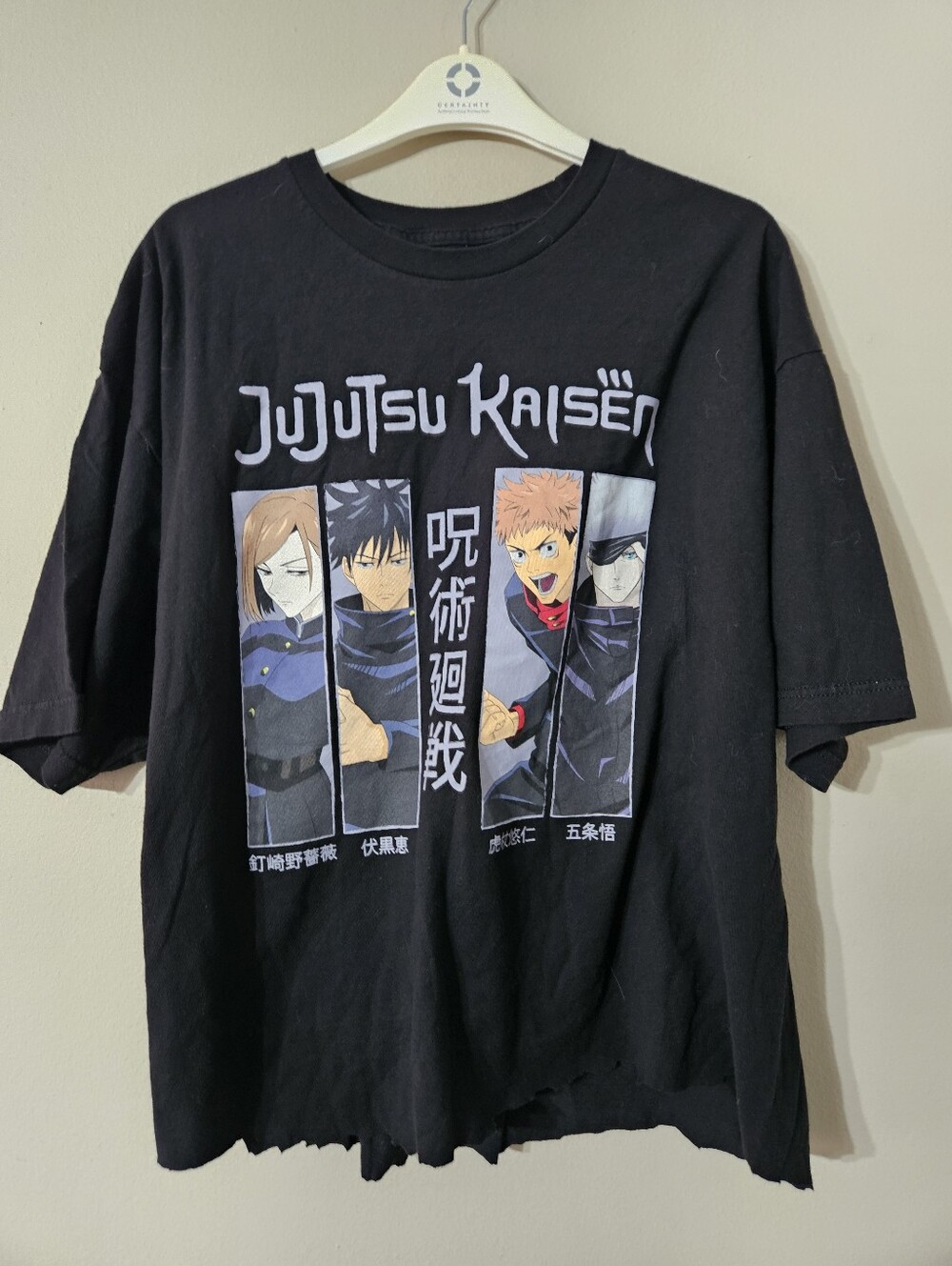 Jujutsu Kaisen Cropped Anime Tshirt 2XL